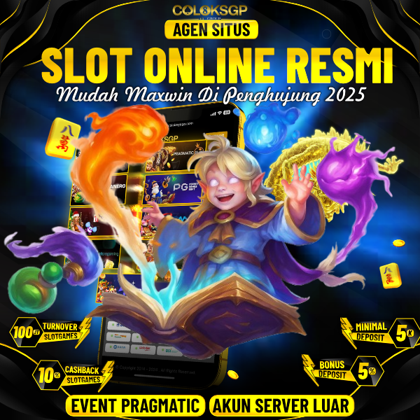 COLOKSGP Daftar | Agen Situs Slot Online Resmi Mudah Maxwin Di Penghujung 2025